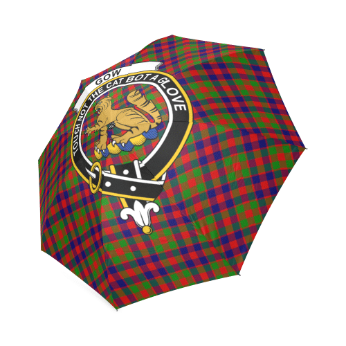 Gow (Or Mcgouan) Clan Badge Tartan Umbrella