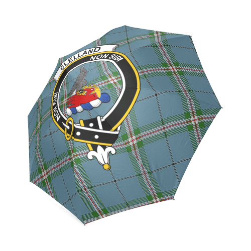 Clelland Clan Badge Tartan Umbrella