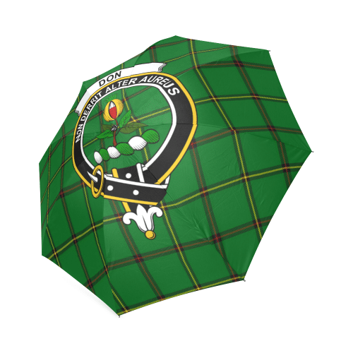 Don (Tribe-Of-Mar) Clan Badge Tartan Umbrella