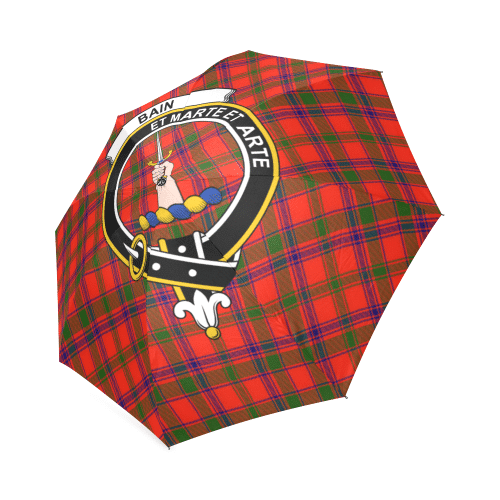 Bain Clan Badge Tartan Umbrella