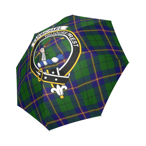 Carmichael Clan Badge Tartan Umbrella