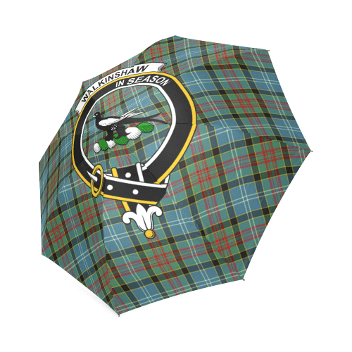 Walkinshaw Clan Badge Tartan Umbrella