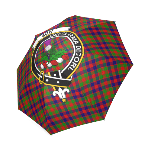 Gow (Of Skeoch) Clan Badge Tartan Umbrella