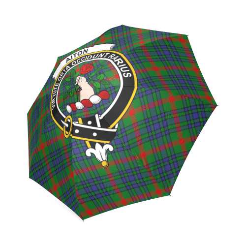 Aiton Clan Badge Tartan Umbrella