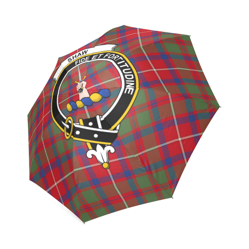 Shaw Red Clan Badge Tartan Umbrella