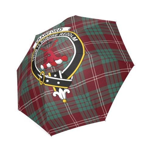 Crawford Clan Badge Tartan Umbrella