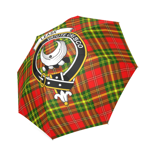 Leask Clan Badge Tartan Umbrella