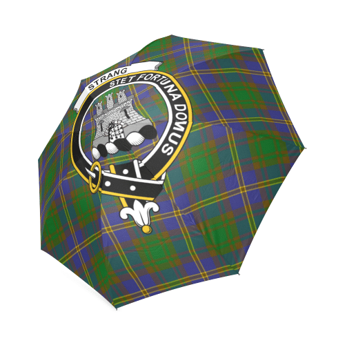 Strange Of Balkaskie Clan Badge Tartan Umbrella