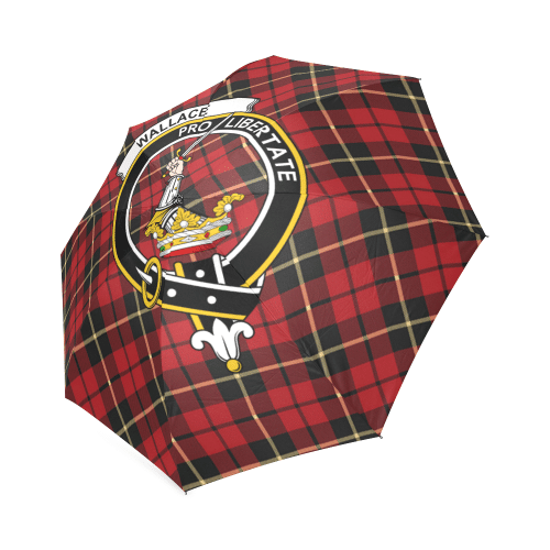 Wallace Clan Badge Tartan Umbrella