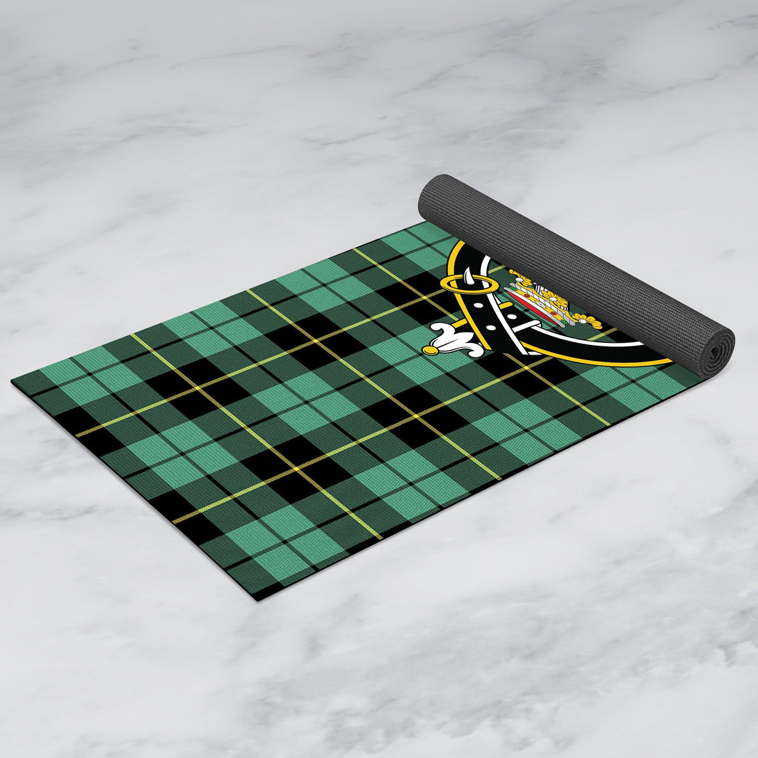 Wallace Hunting Ancient Clan Crest Tartan Yoga Mat