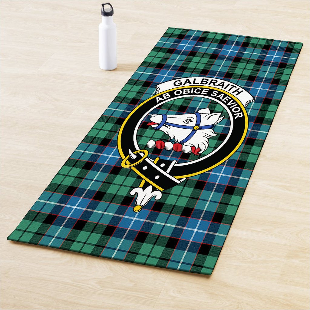 Galbraith Ancient Clan Crest Tartan Yoga Mat