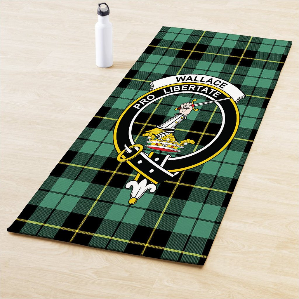 Wallace Hunting Ancient Clan Crest Tartan Yoga Mat