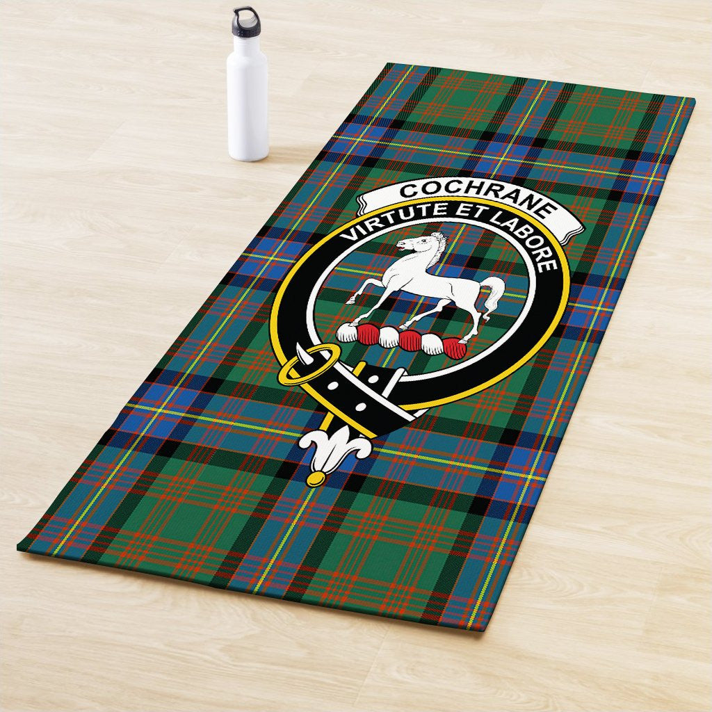 Cochrane Ancient Clan Crest Tartan Yoga Mat