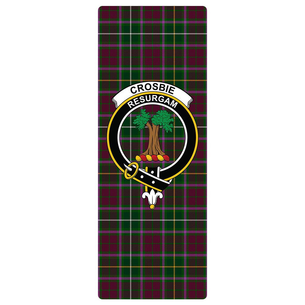 Crosbie Clan Badge Tartan Classic Yoga Mat