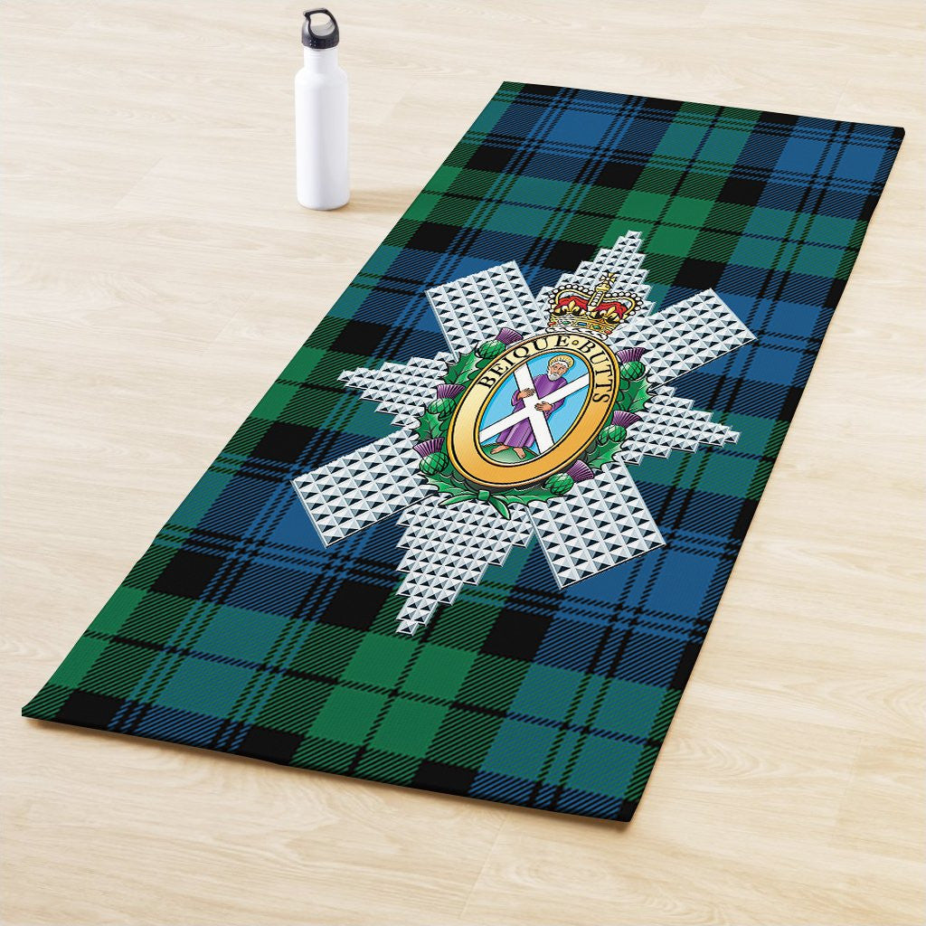 Blackwatch Ancient Clan Crest Tartan Yoga Mat