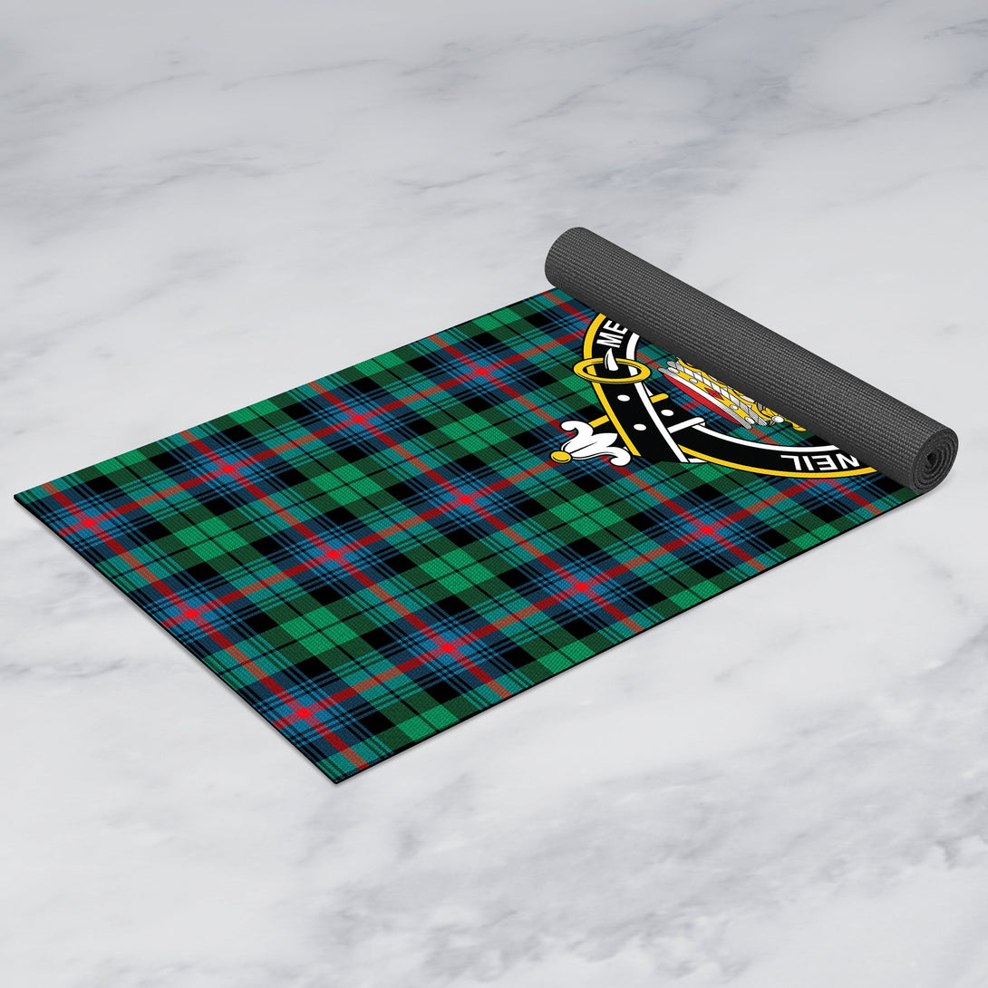 Urquhart Broad Red Ancient Clan Crest Tartan Yoga Mat