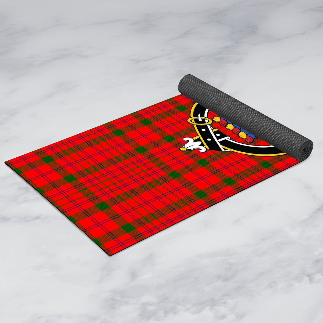 MacDonnell of Keppoch Modern Clan Crest Tartan Yoga Mat