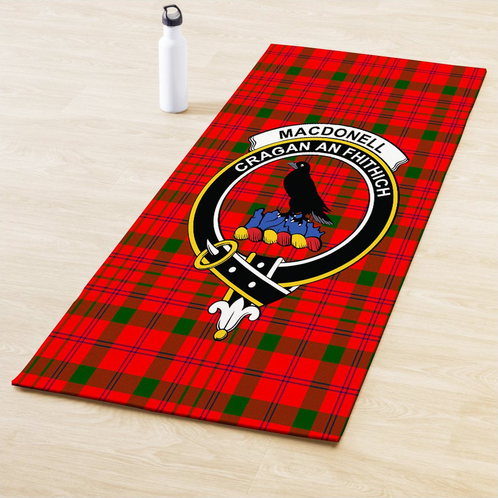 MacDonnell of Keppoch Modern Clan Crest Tartan Yoga Mat