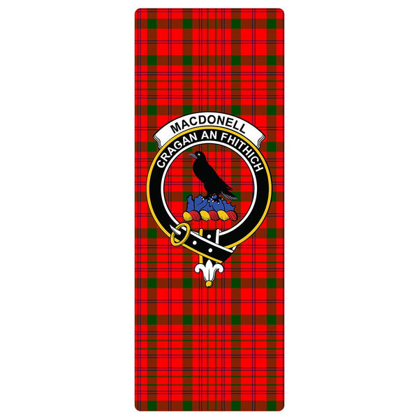 MacDonnell of Keppoch Modern Clan Badge Tartan Classic Yoga Mat