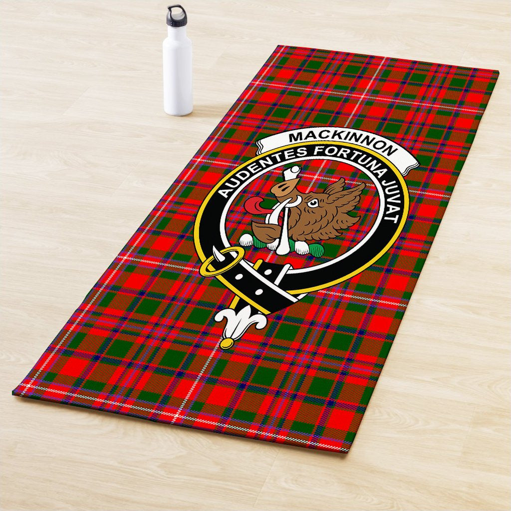 MacKinnon Modern Clan Crest Tartan Yoga Mat