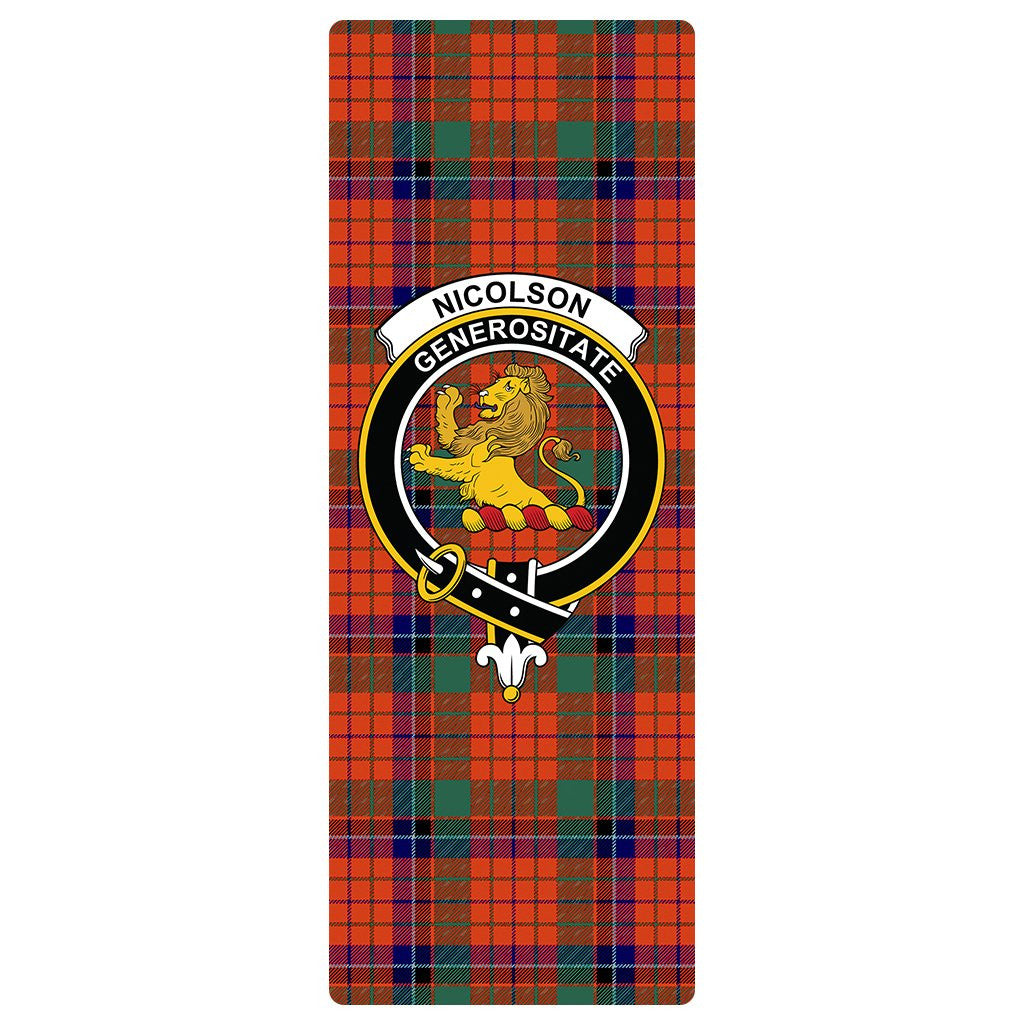 Nicolson Ancient Clan Badge Tartan Classic Yoga Mat