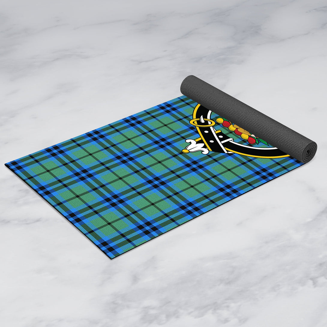 Falconer Clan Crest Tartan Yoga Mat