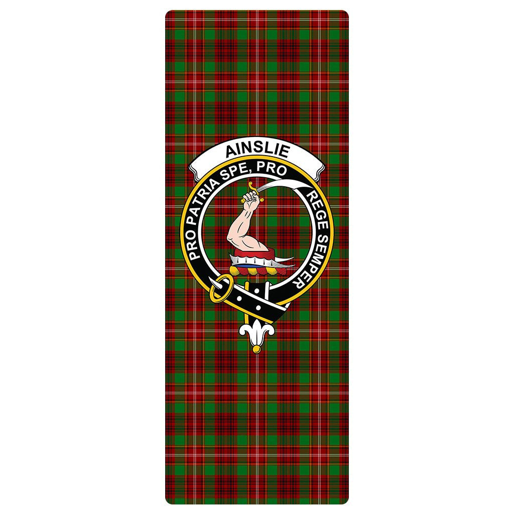 Ainslie Clan Badge Tartan Classic Yoga Mat