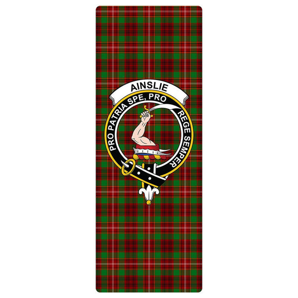 Ainslie Clan Badge Tartan Classic Yoga Mat