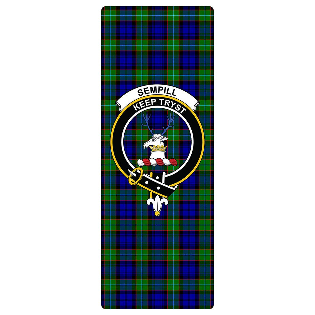 Sempill Modern Clan Badge Tartan Classic Yoga Mat