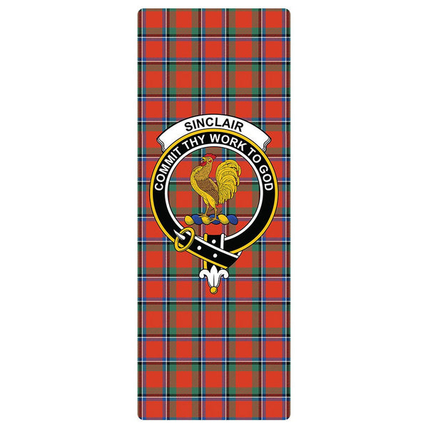 Sinclair Ancient Clan Badge Tartan Classic Yoga Mat