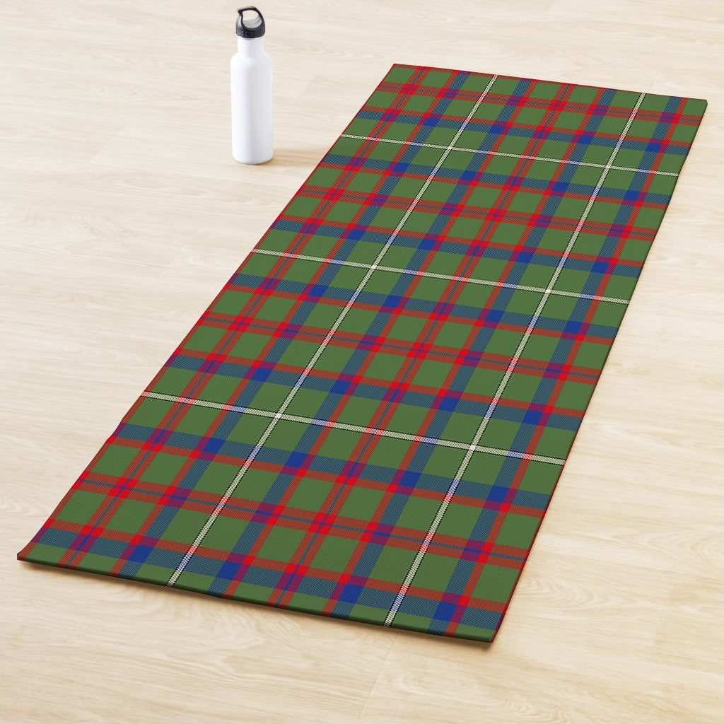 Shaw Green Modern Clan Tartan Yoga Mat