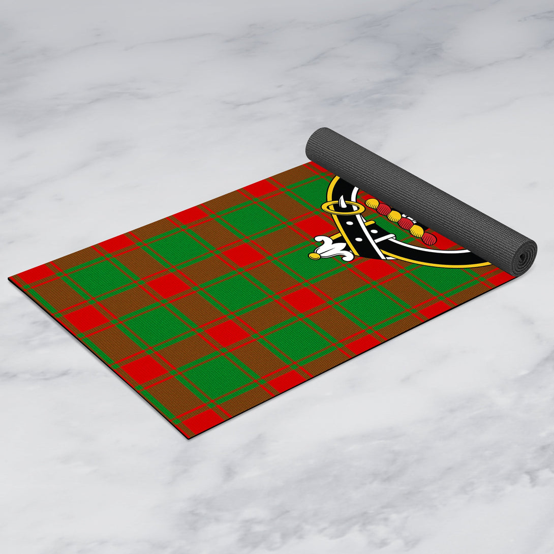 Middleton Modern Clan Crest Tartan Yoga Mat