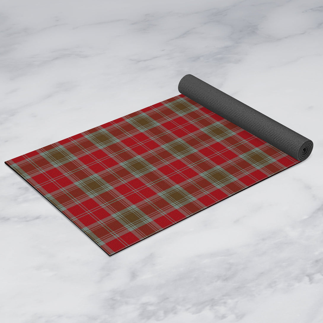 Lindsay Weathered Clan Tartan Yoga Mat