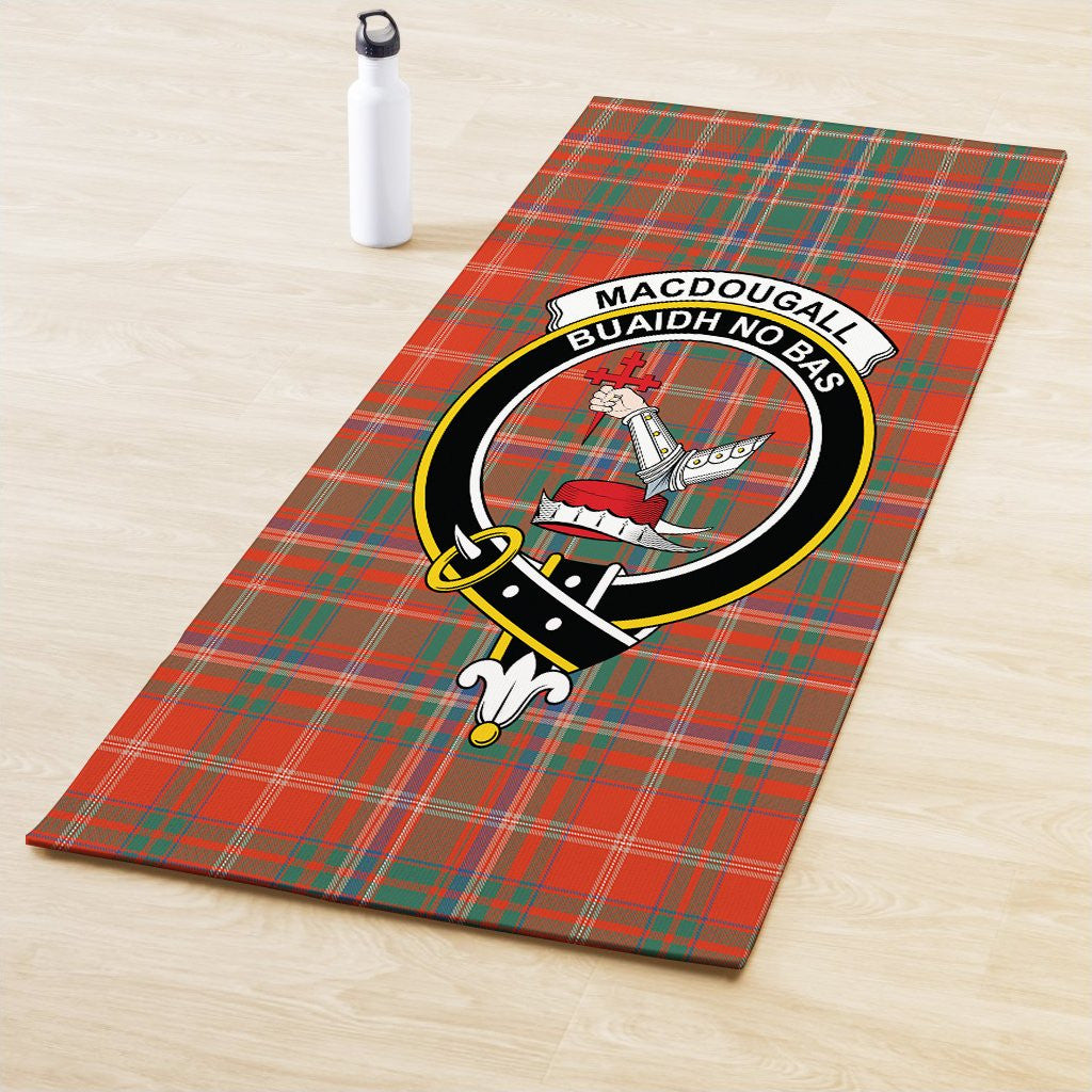 MacDougall Ancient Clan Crest Tartan Yoga Mat