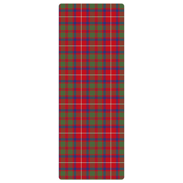 Shaw Red Modern Tartan Classic Yoga Mat