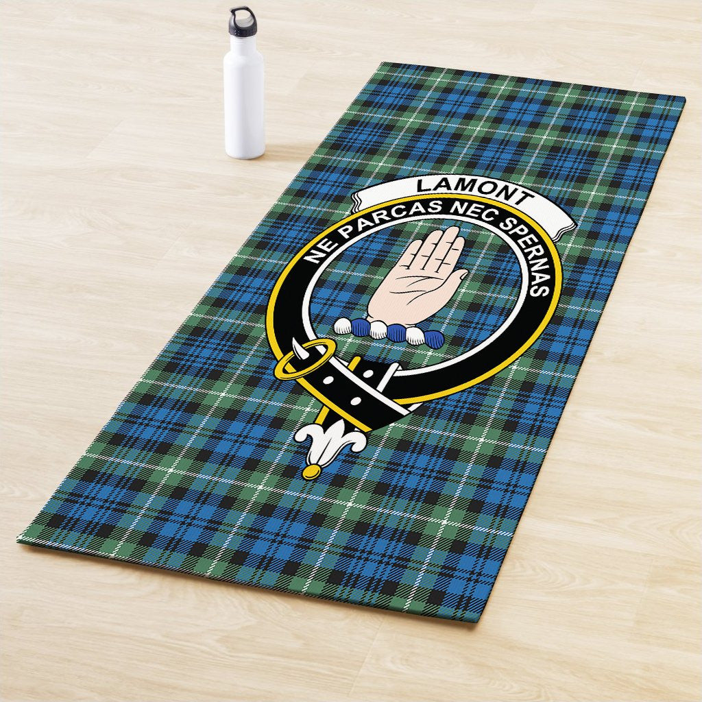 Lamont Ancient Clan Crest Tartan Yoga Mat