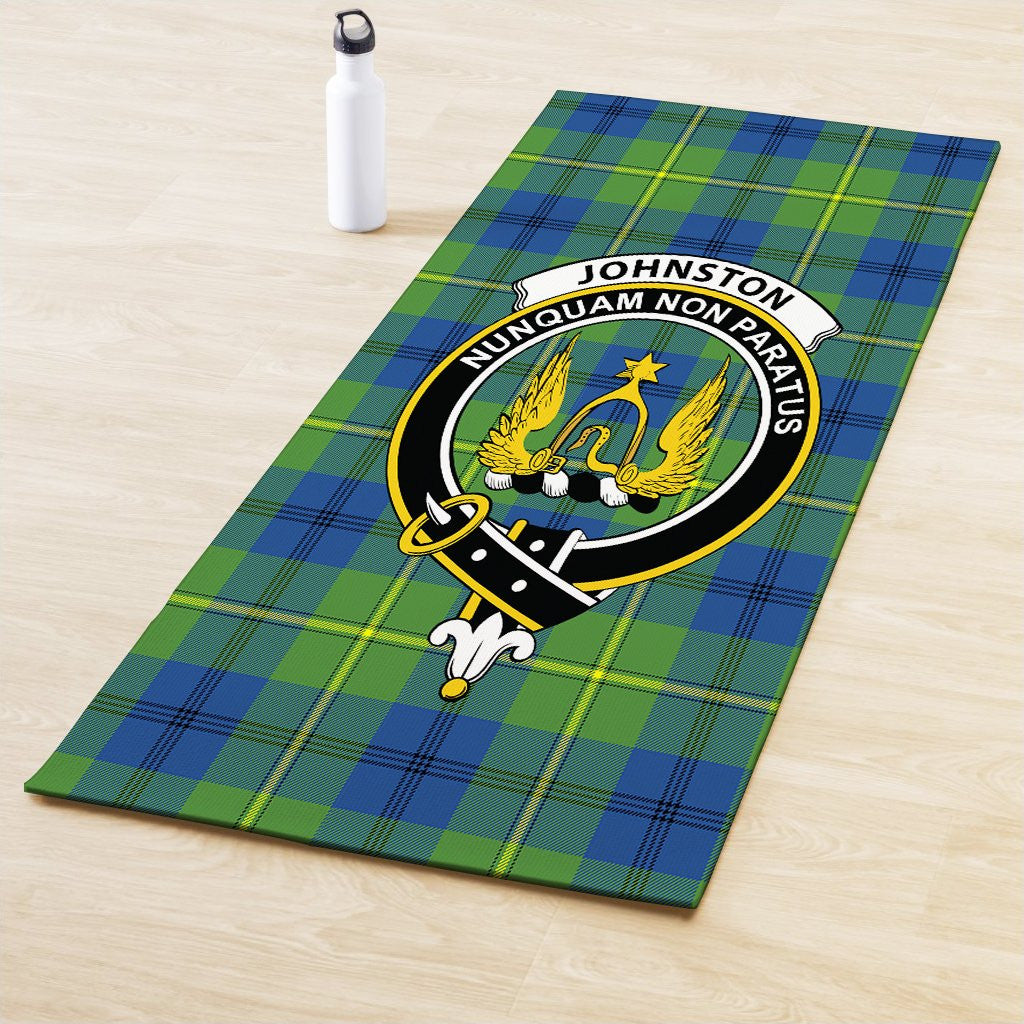 Johnston Ancient Clan Crest Tartan Yoga Mat