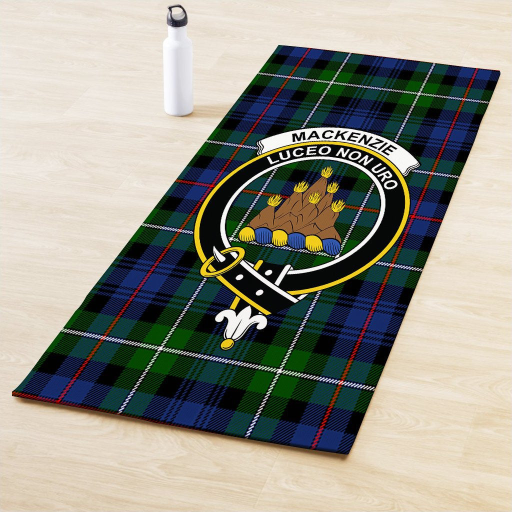 MacKenzie Modern Clan Crest Tartan Yoga Mat