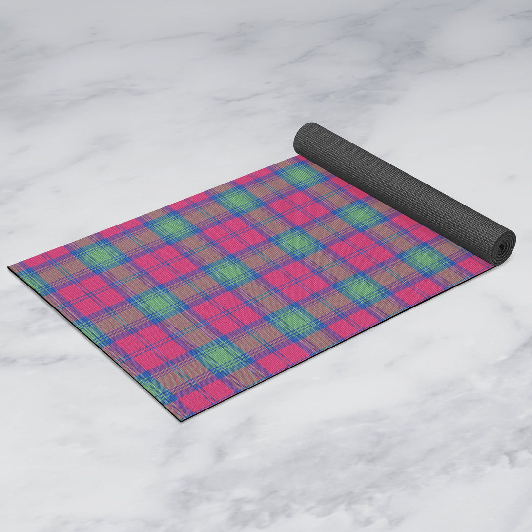 Lindsay Ancient Clan Tartan Yoga Mat