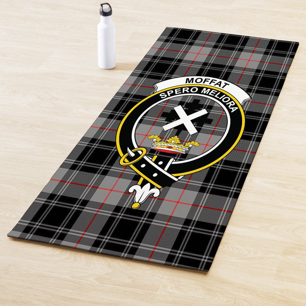 Moffat Modern Clan Crest Tartan Yoga Mat