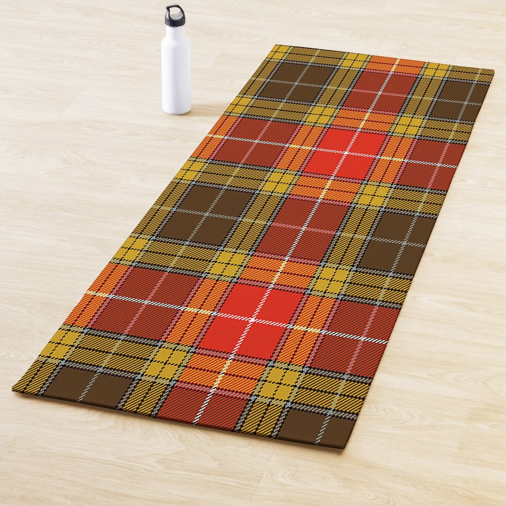 Buchanan Old Set Weathered Clan Tartan Yoga Mat