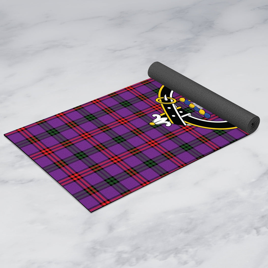 Montgomery Modern Clan Crest Tartan Yoga Mat