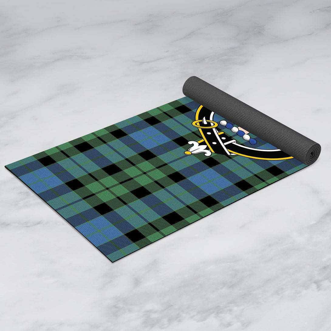 MacKay Ancient Clan Crest Tartan Yoga Mat