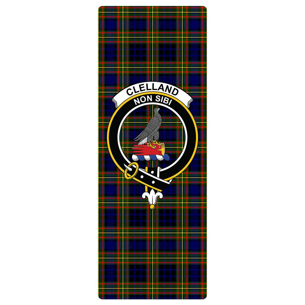 Clelland Modern Clan Badge Tartan Classic Yoga Mat