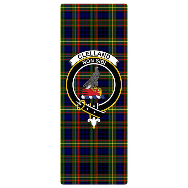 Clelland Modern Clan Badge Tartan Classic Yoga Mat