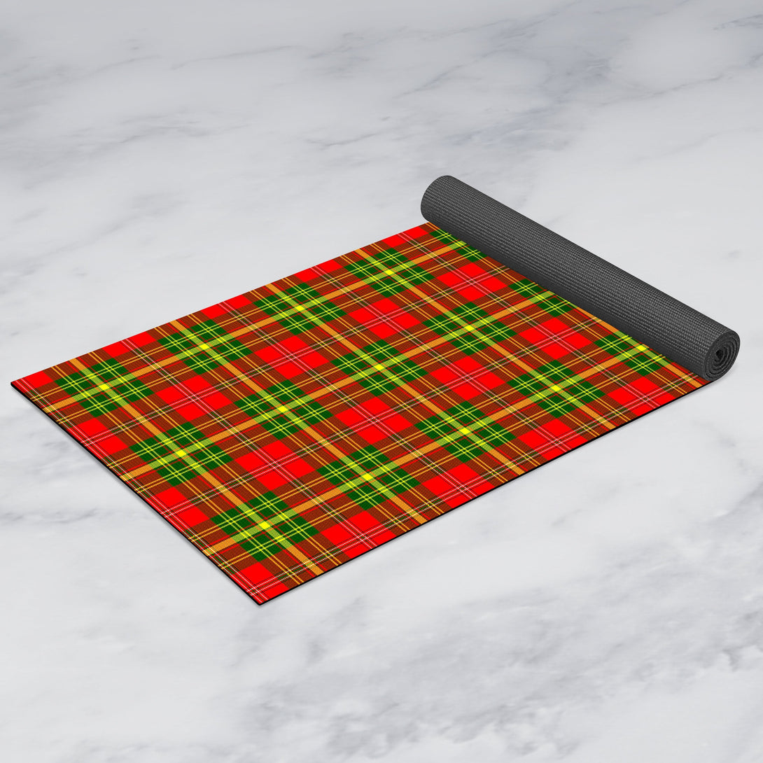 Leask Clan Tartan Yoga Mat