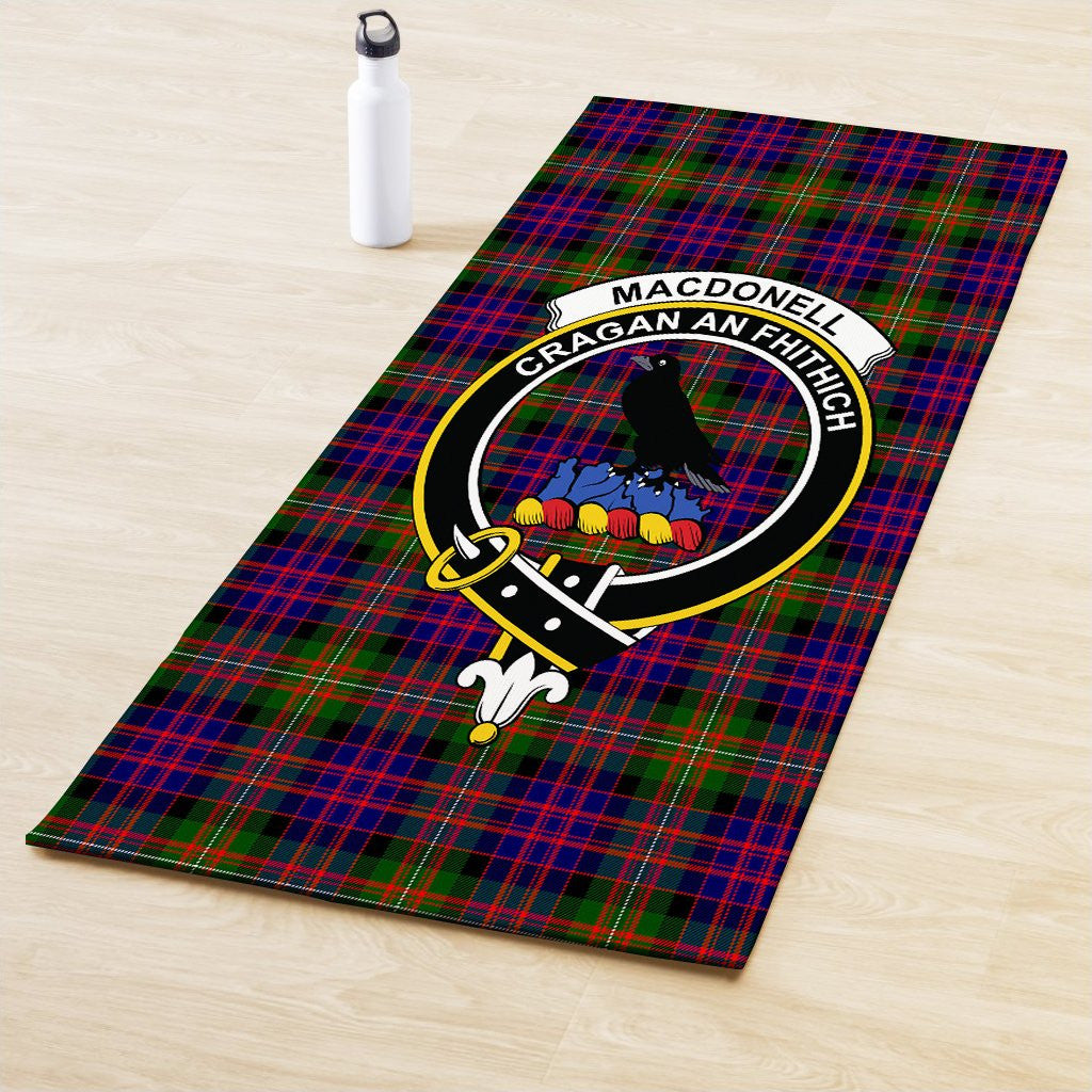 MacDonnell of Glengarry Modern Clan Crest Tartan Yoga Mat