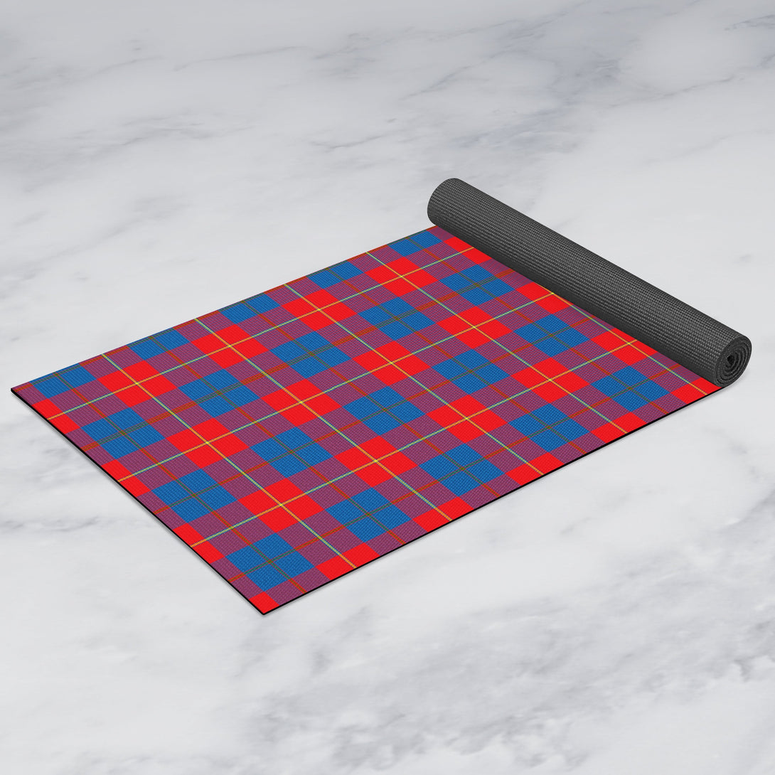 Galloway Red Clan Tartan Yoga Mat