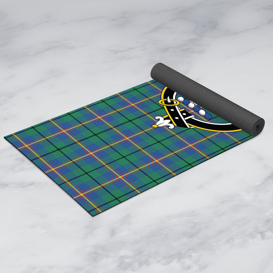 Carmichael Ancient Clan Crest Tartan Yoga Mat