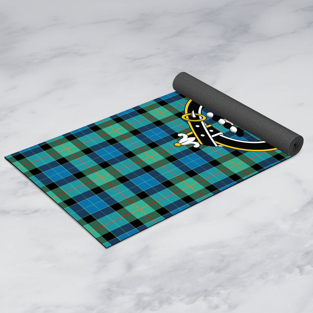 Gunn Ancient Clan Crest Tartan Yoga Mat